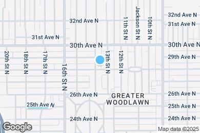 Map image of the property - 1333 28th Ave N