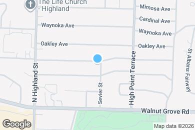 Map image of the property - 3659 Highland Park Pl
