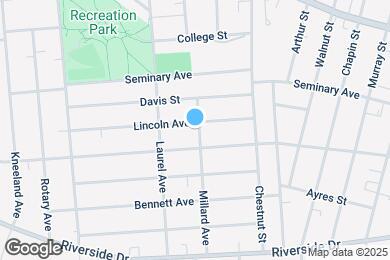 Map image of the property - 21 Lincoln Ave
