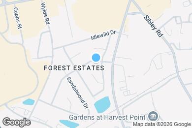 Map image of the property - 3308 Forest Estates Dr