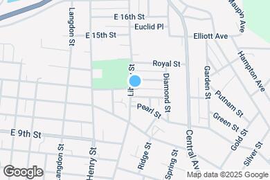 Map image of the property - 1215 Liberty St