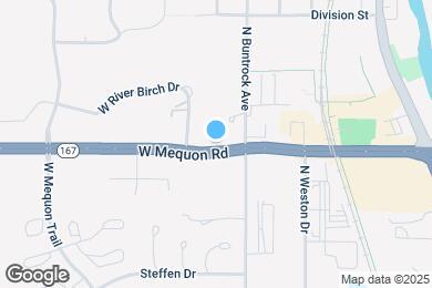 Map image of the property - 6522 W Mequon Rd