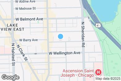 Map image of the property - 450 W Barry