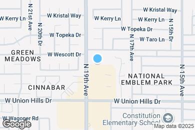 Map image of the property - 18811 N 19th Ave