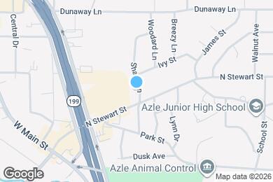 Map image of the property - 205 Shady Ln