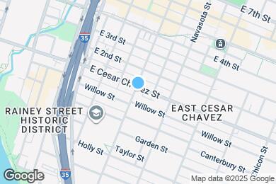 Map image of the property - 1201 E Cesar Chavez St
