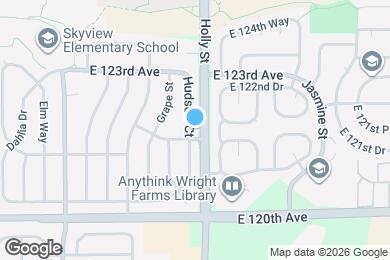 Map image of the property - 12158 Hudson Ct