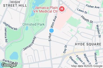 Map image of the property - 246 S Huntington Ave