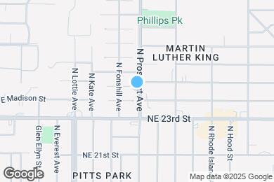 Map image of the property - 2443 N Prospect Ave