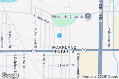 Map image of the property - 815 S Calumet St