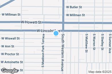 Map image of the property - 1917 W Wiswall St