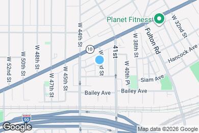 Map image of the property - 2092 W 42nd St