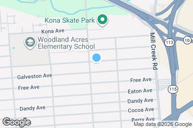 Map image of the property - 8720 Hare Ave
