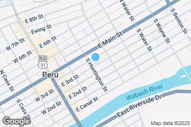 Map image of the property - 106 E 3rd St
