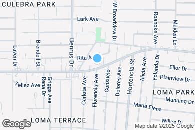 Map image of the property - 4021 Culebra Rd