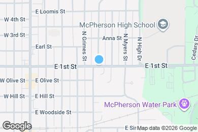 Map image of the property - 507 N Eby St