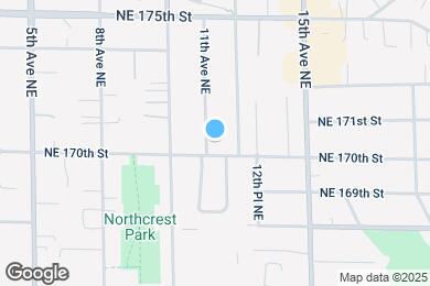 Map image of the property - 17004 11th Ave NE