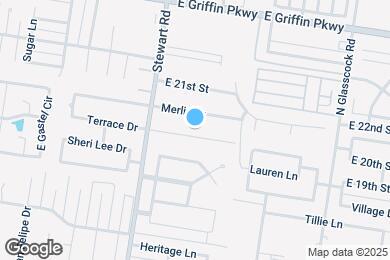 Map image of the property - 1613 Terrace Dr