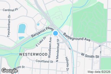 Map image of the property - 619 N Mendenhall St
