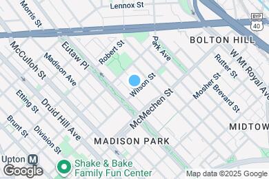 Map image of the property - 1700 Linden Ave