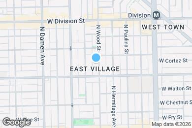 Map image of the property - 1026 N Wood St
