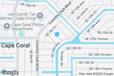 Map image of the property - 1036 SE 11th Terrace