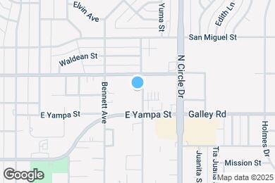 Map image of the property - 1120 Yuma St