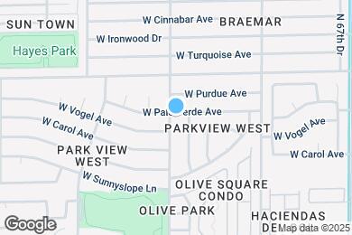 Map image of the property - 9623 N 71st Ave