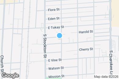 Map image of the property - 735 S Washington St