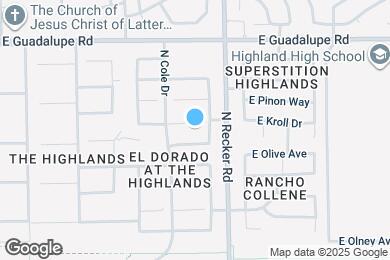 Map image of the property - 3951 E Kroll Ct