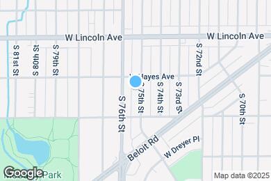 Map image of the property - 2425 S 75th St