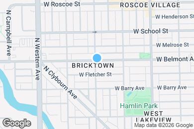 Map image of the property - 3155 N Leavitt St