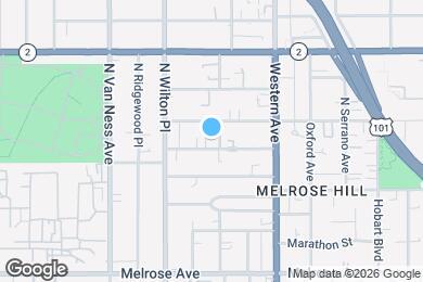 Map image of the property - 957 N St Andrews Pl