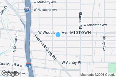 Map image of the property - 1025 W Craig Pl