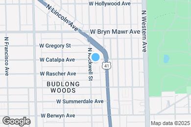 Map image of the property - 2545 W Catalpa Ave