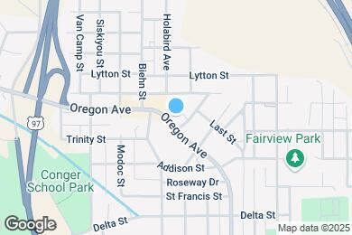 Map image of the property - 2015 Oregon Ave