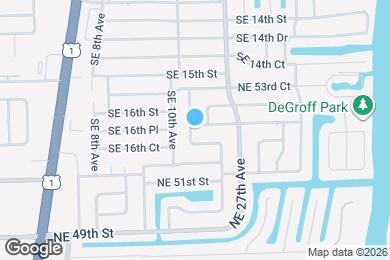 Map image of the property - 2600 NE 52nd Ct