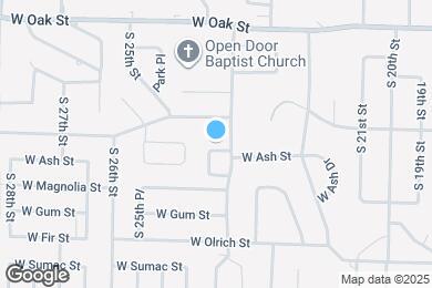 Map image of the property - 2407 W Ash St