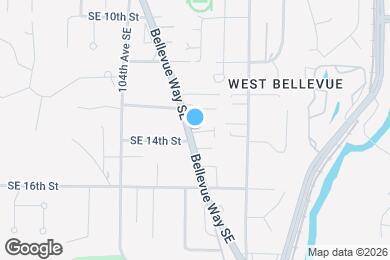 Map image of the property - 1340 Bellevue Way SE