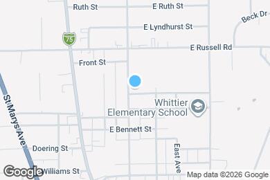 Map image of the property - 1402 N Main Ave