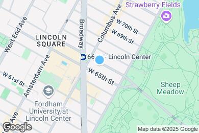 Map image of the property - 56 W 66th St