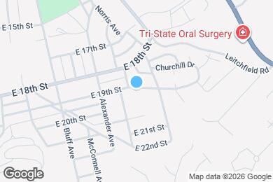 Map image of the property - 1926 E 19th St