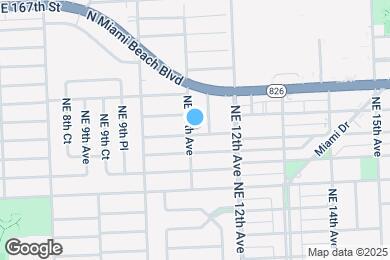 Map image of the property - 16101 NE 11th Ave