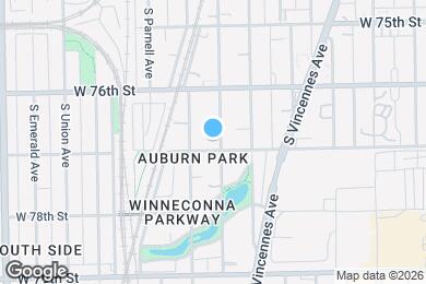 Map image of the property - 7652 S Eggleston Ave