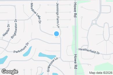 Map image of the property - 13796 Meadow Lake Dr