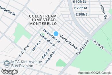 Map image of the property - 1610 Homestead st