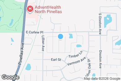 Map image of the property - 1661 Oak Spring Dr