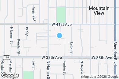 Map image of the property - 5760 W 39th Pl