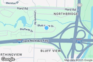 Map image of the property - 904 Bluffway Dr