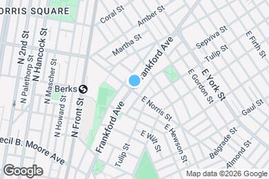 Map image of the property - 2001 Frankford Ave